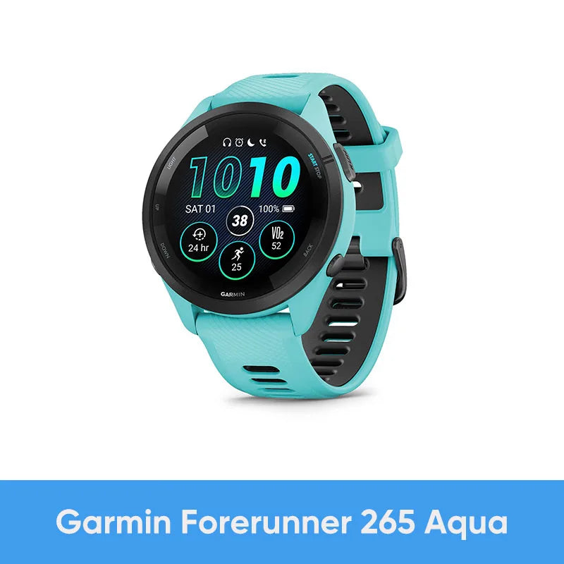 Garmin Forerunner 265 GPS Smartwatch Heart Rate And Training Monitor