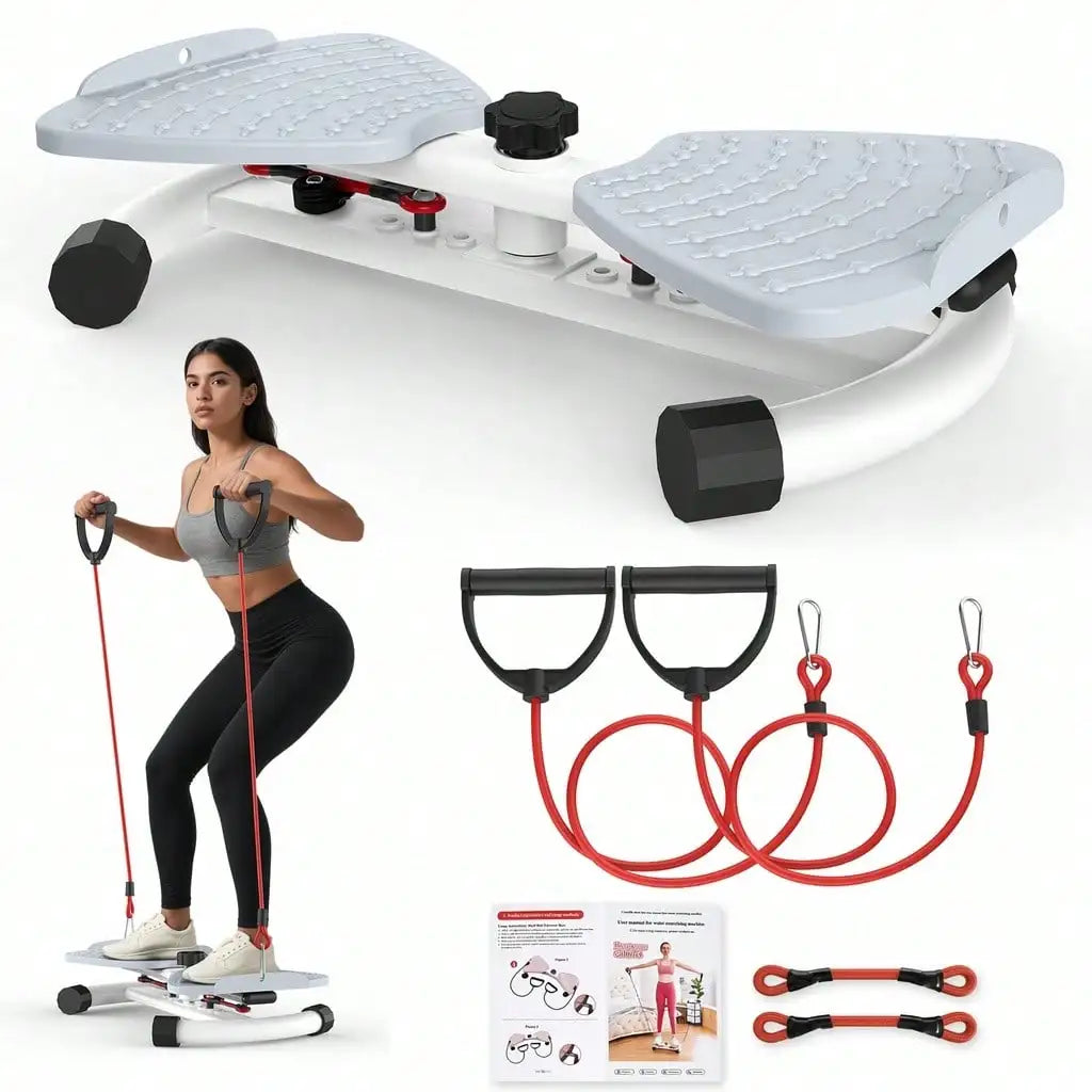 Compact Adjustable Resistance Home Workout Stepper