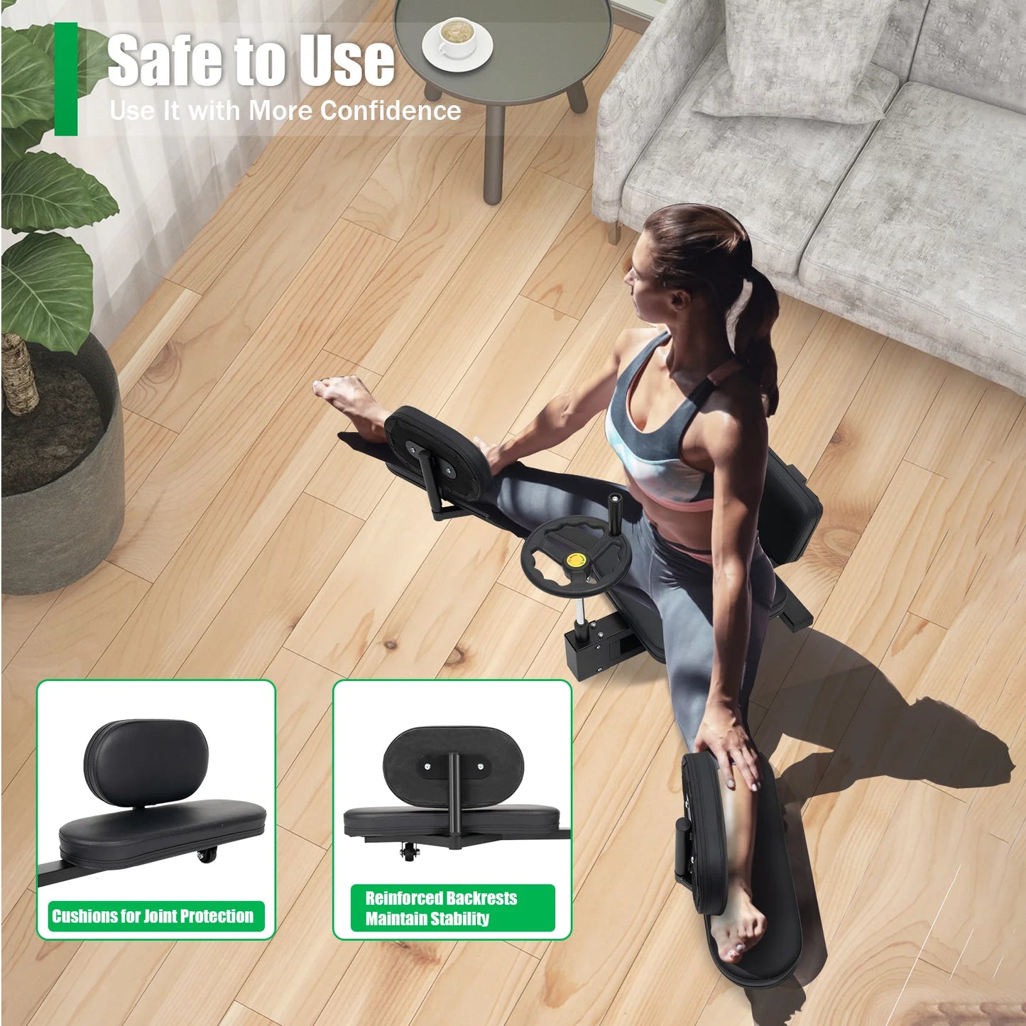 Leg Stretcher Hands Free Training Device For Yoga