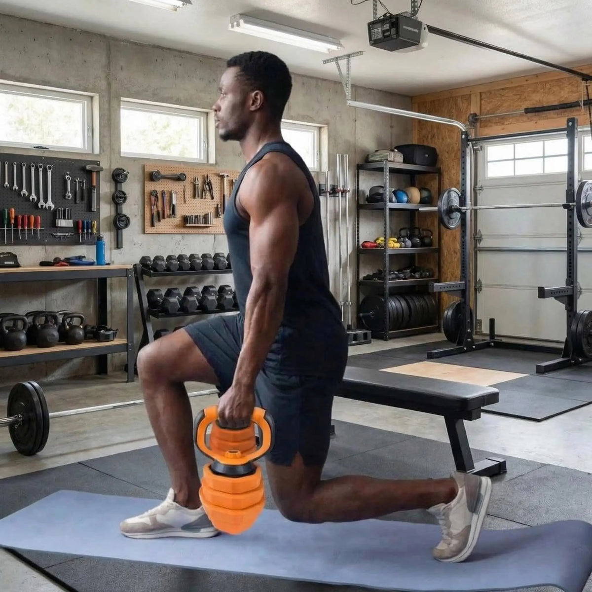 Adjustable Dumbbell Set With Connector For Home Gym
