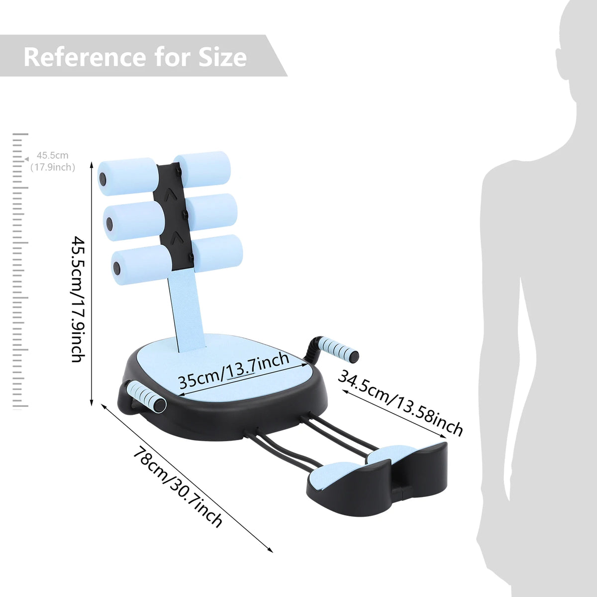 Multifunctional Sit Up Ab Trainer Exercise Home Gym Equipment