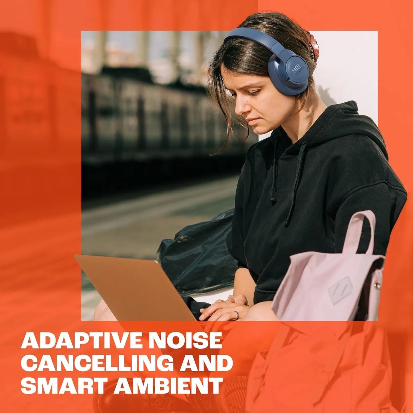 JBL Tune 770NC Wireless Headphones With Adaptive Noise Cancelling