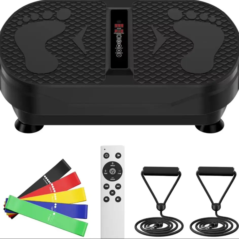 Whole Body Vibration Plate Machine With Remote Control And Bands