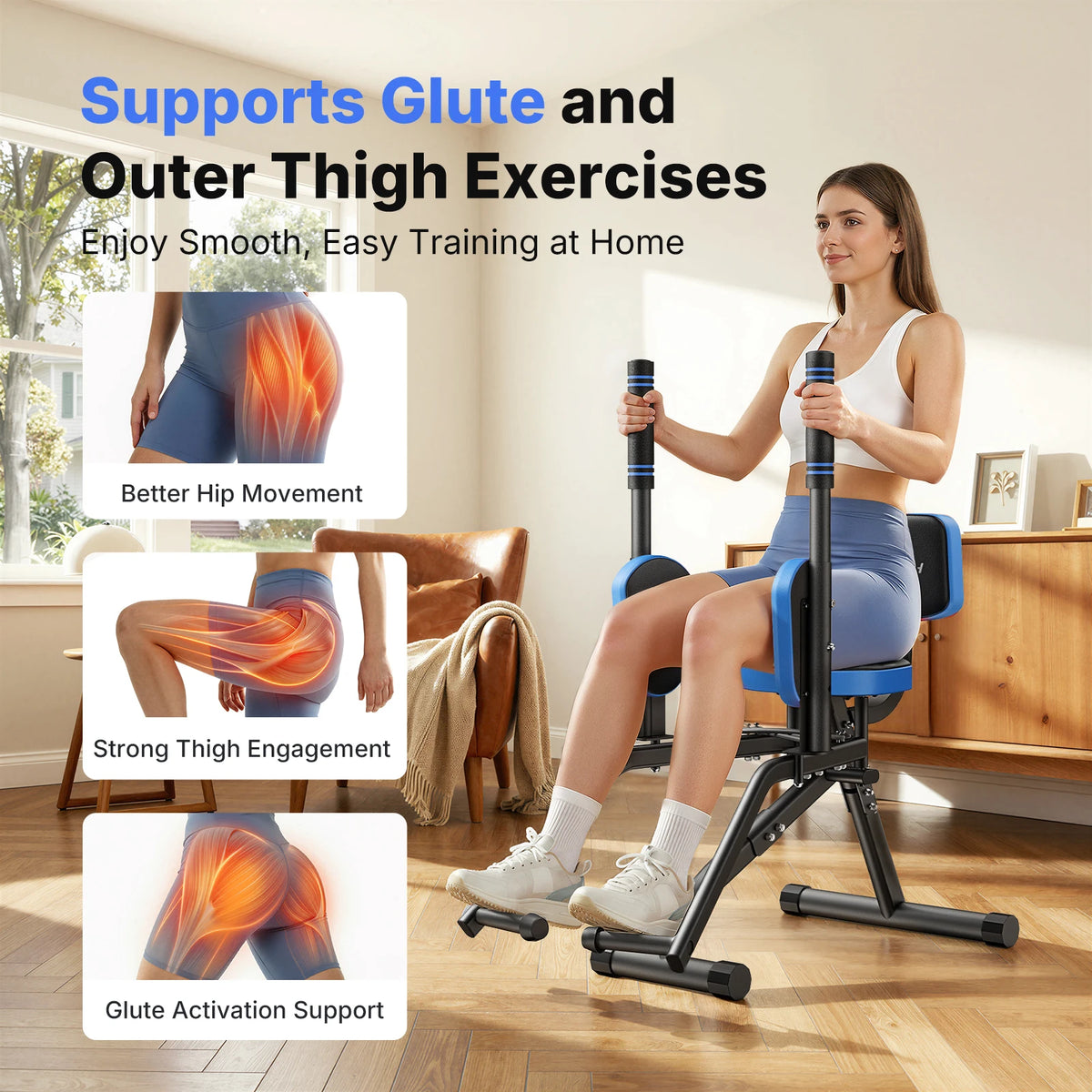 Merach Adjustable Hip Abductor and Adductor Trainer