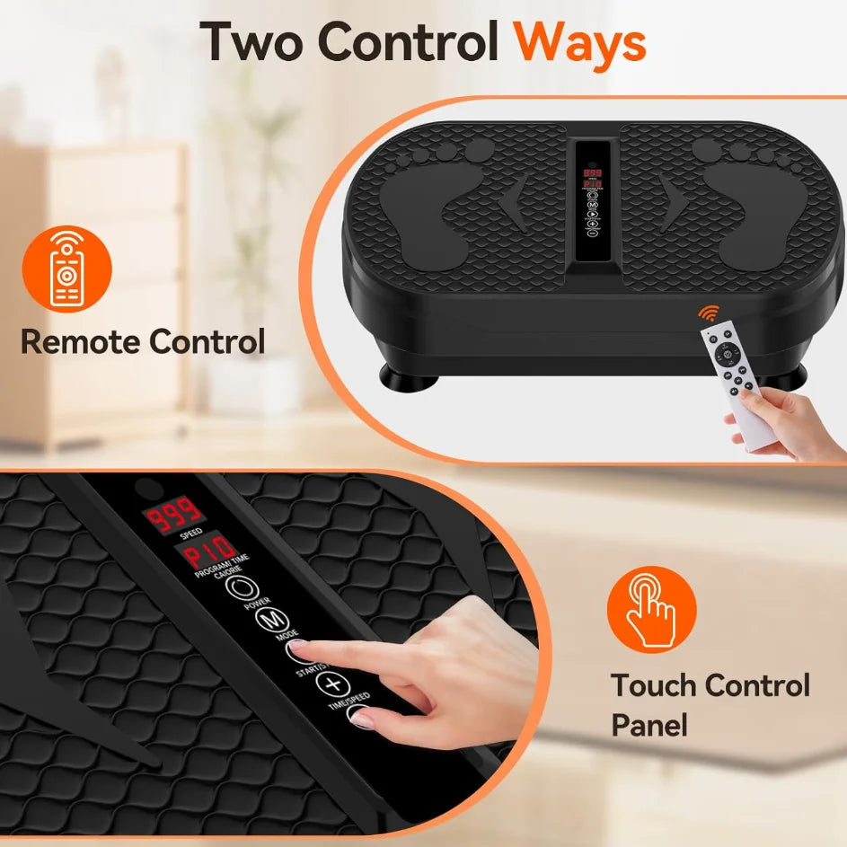 Whole Body Vibration Plate Machine With Remote Control And Bands