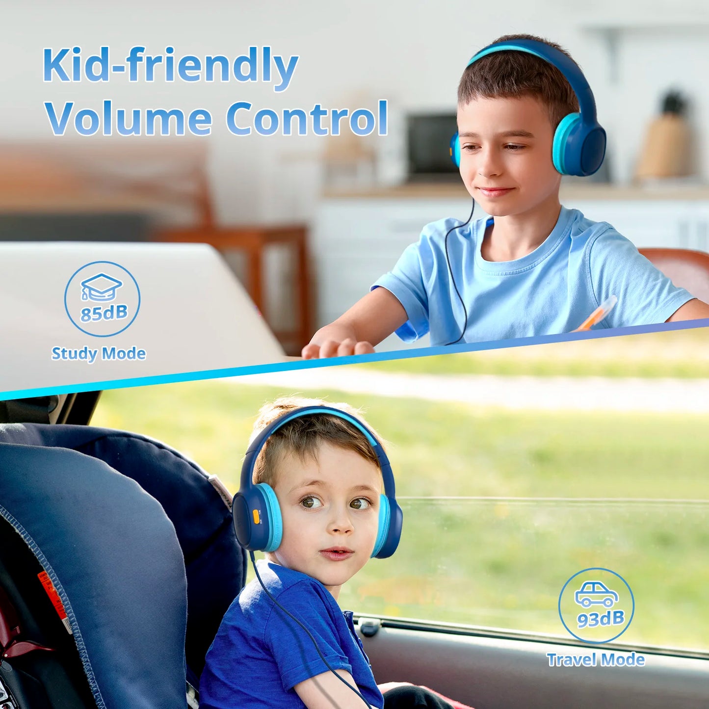Tronsmart KH01 Wired Kids Headphones With Safe Volume Control