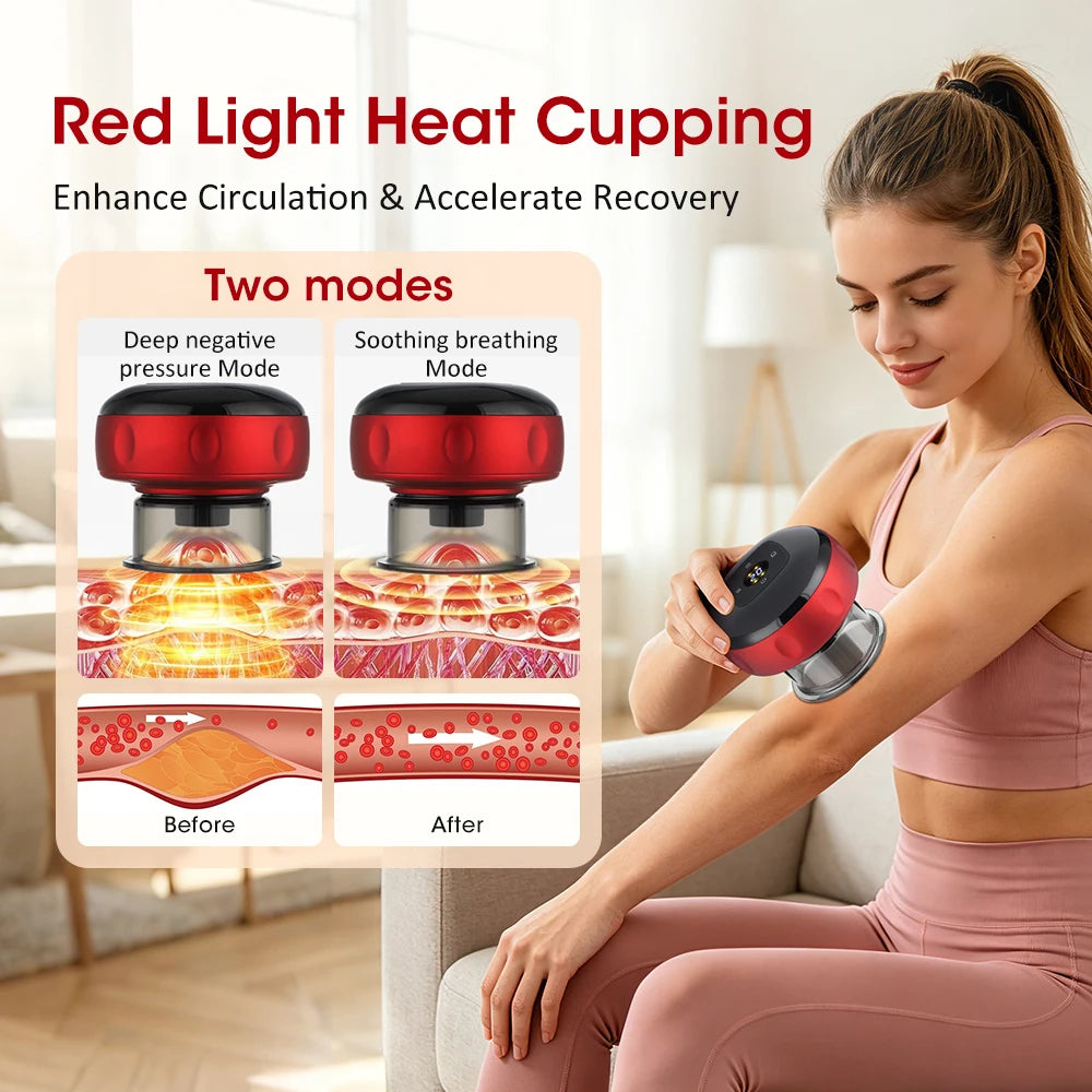 Hailicare Electric Cupping Massager Vacuum Suction Device
