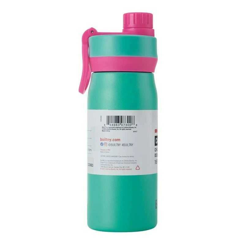 Cascade Stainless Steel Kids Water Bottle with Leakproof Flip Lid