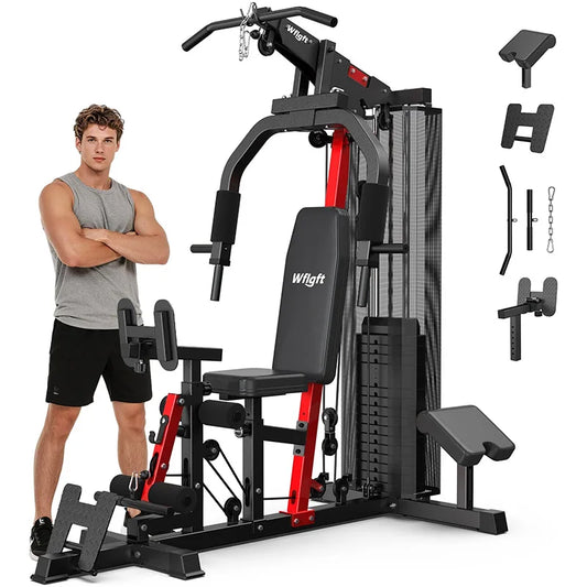 Pooboo Multifunction Home Gym Full Body Workout Machine