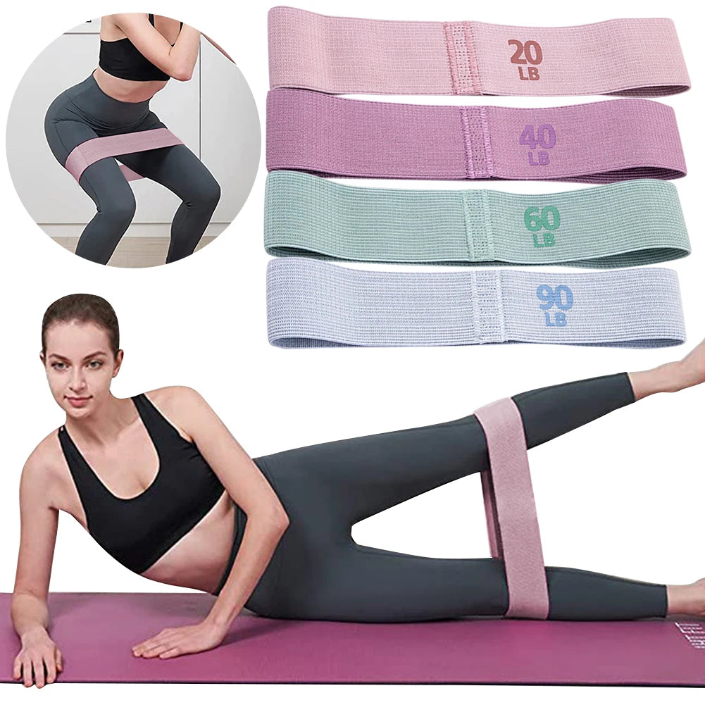 Sikiwind Hip Resistance Bands Anti Slip Glute Thigh Set
