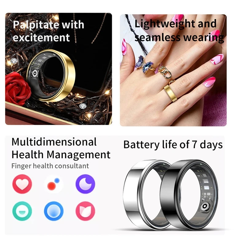 Xiaomi Smart Ring Health Monitor With Heart Rate Blood Pressure