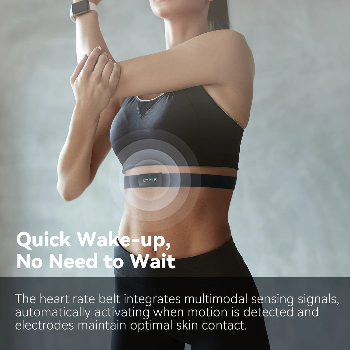 Cycplus H2 Heart Rate Monitor Chest Strap For Fitness