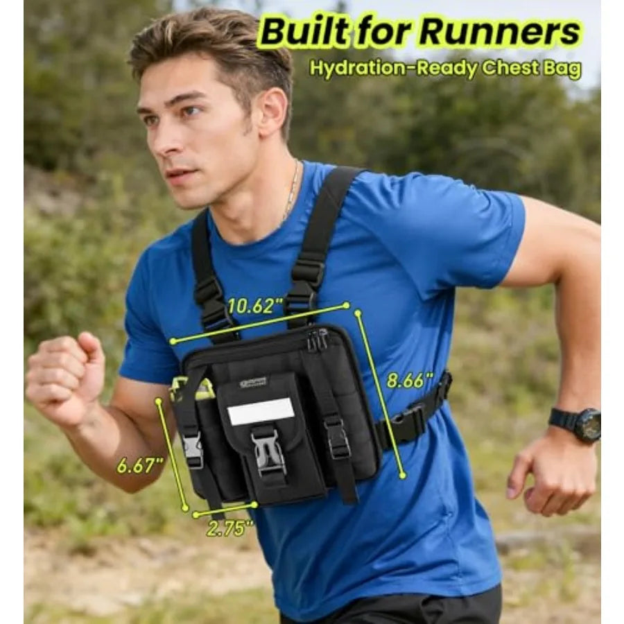 Sports Chest Pack Vest for Running Cycling Hiking