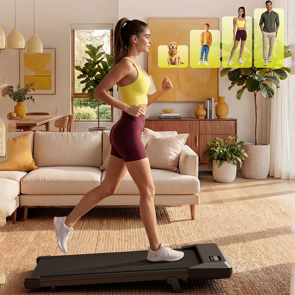 Superun Portable 2in1 Walking Pad With LCD Screen
