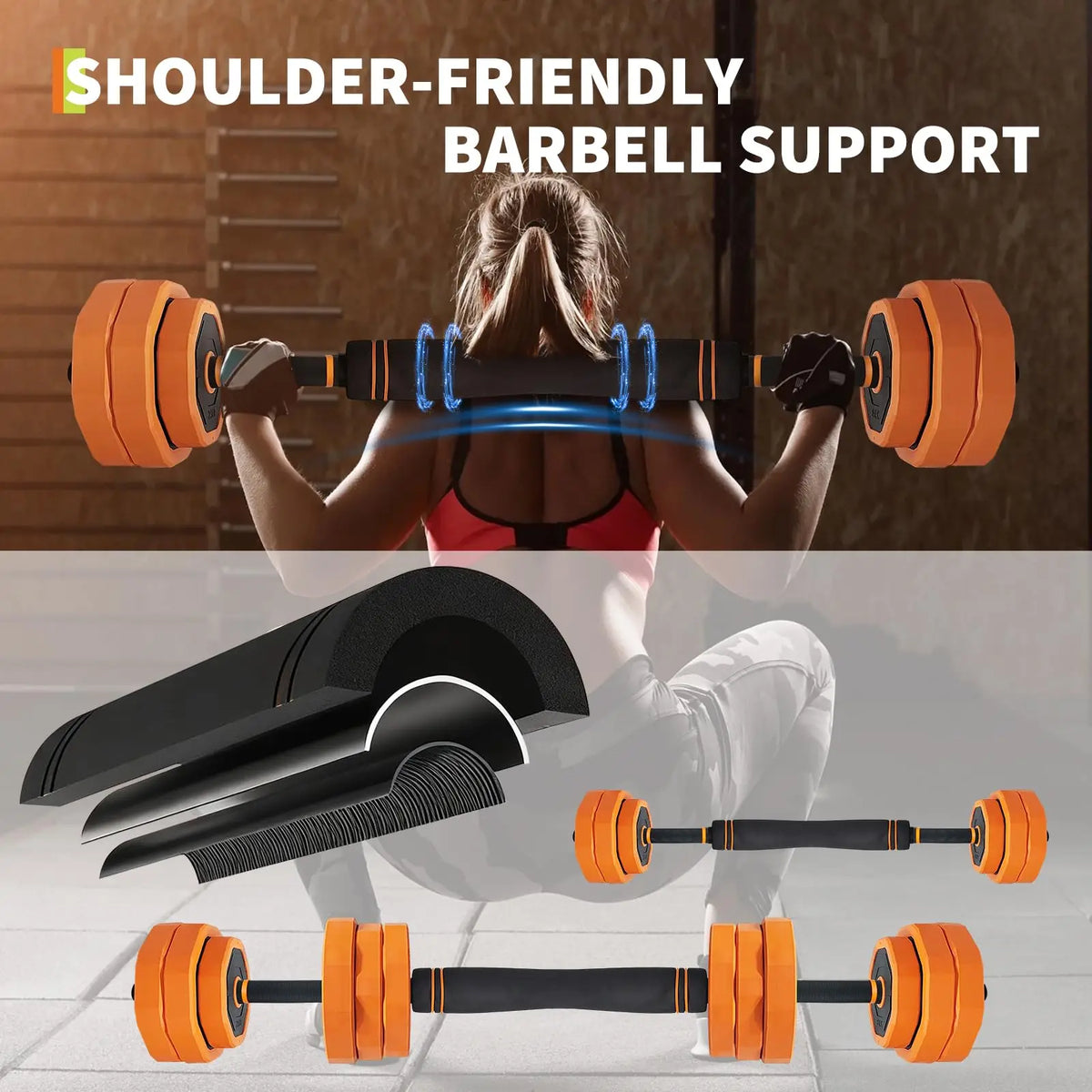 Adjustable Dumbbell Set With Connector For Home Gym
