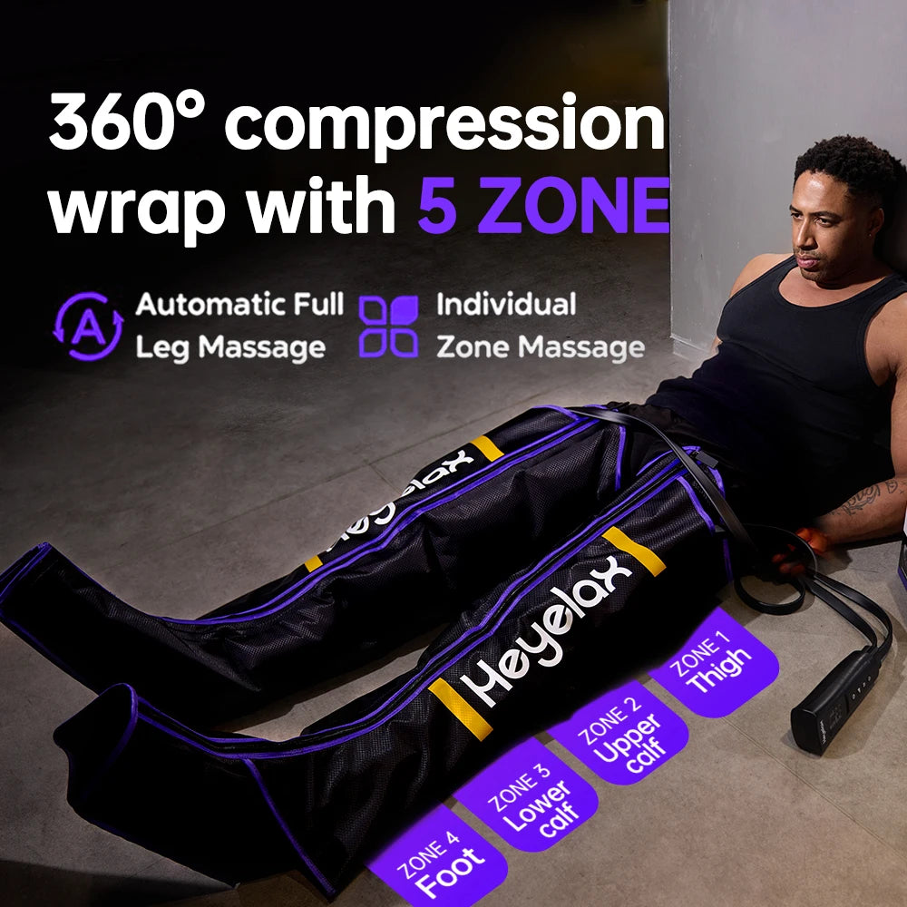Leg Compression Massager For Circulation And Pain Relief