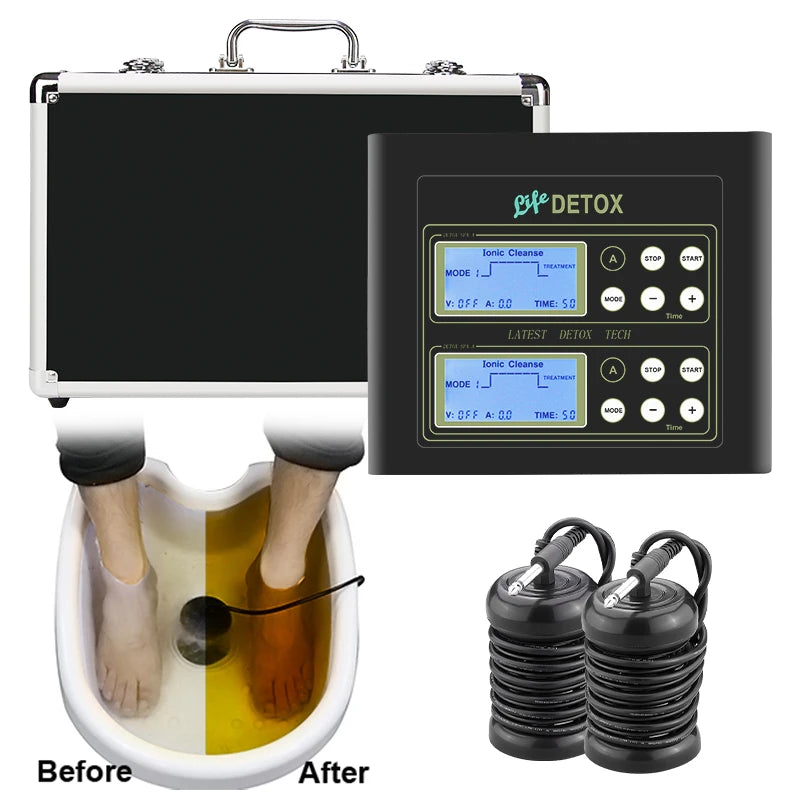 Ionic Detox Foot Bath Spa Machine With Infrared Belt