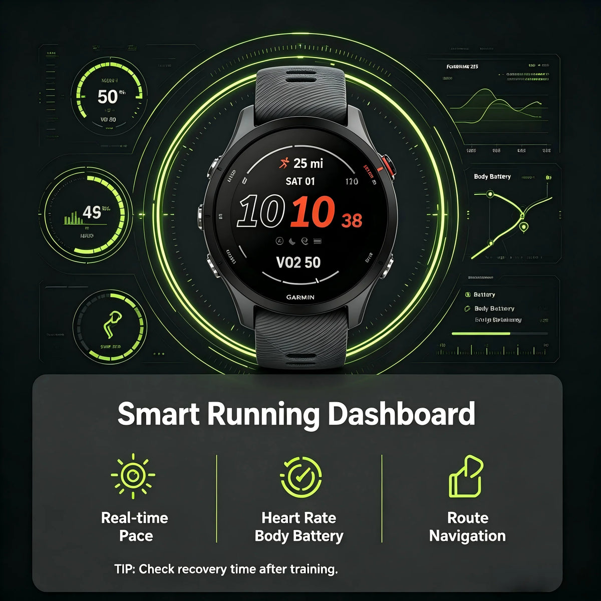 Garmin Forerunner 255 Multisport GPS Smartwatch