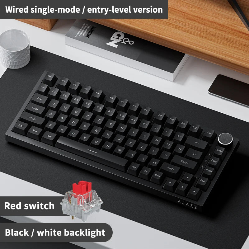 Ajazz AK820 Wired Mechanical Keyboard 75% Layout