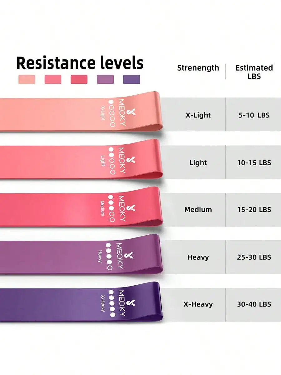 Meoky Premium Resistance Bands Set For Home Cardio Workout