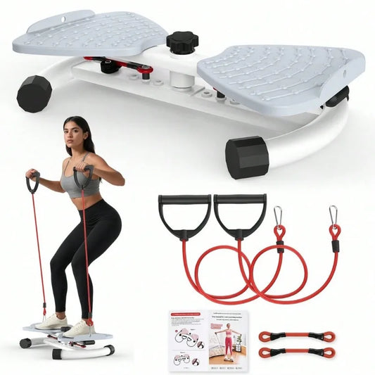 Compact Adjustable Resistance Home Workout Stepper