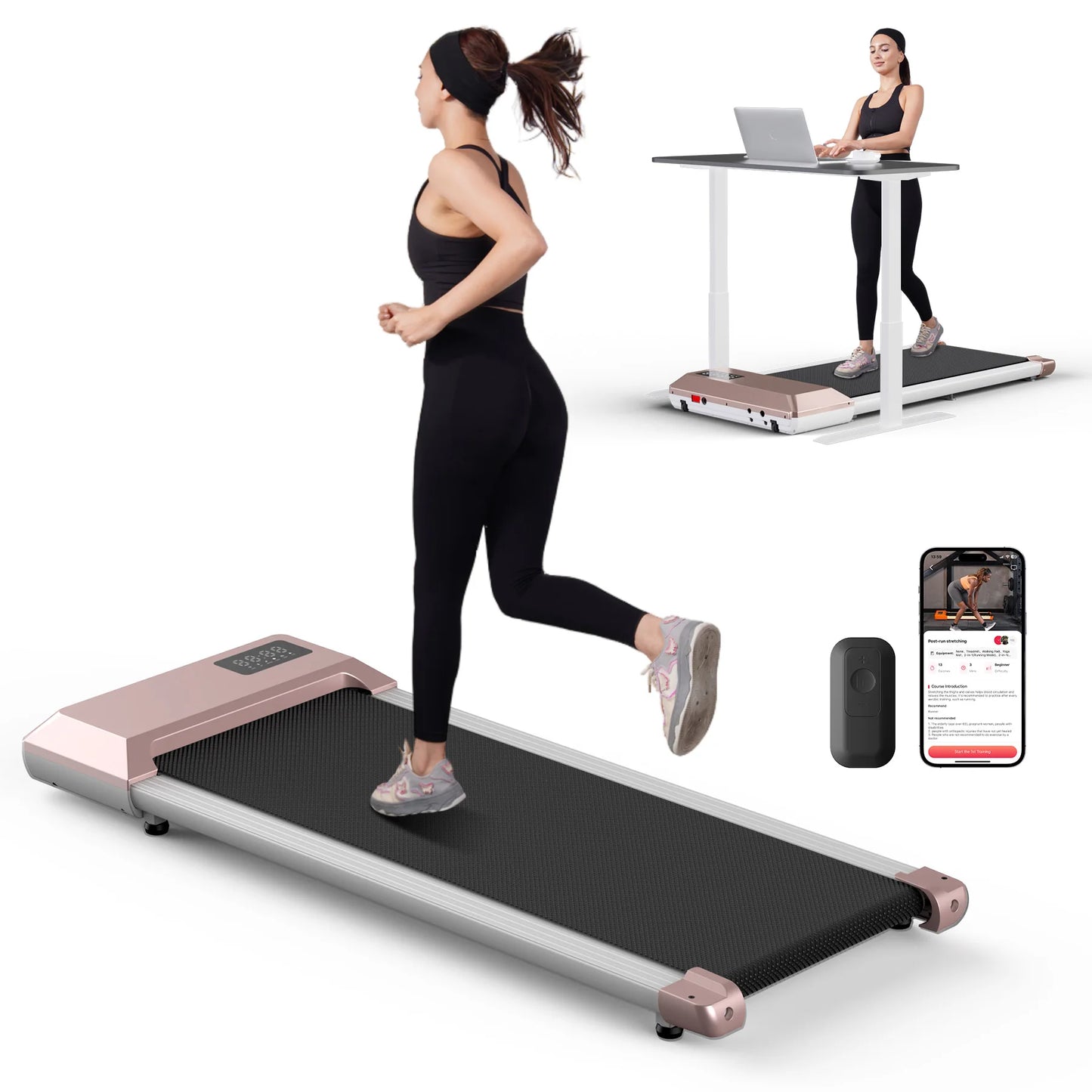 Superun 2.5HP Electric Treadmill With Bluetooth And Digital Display