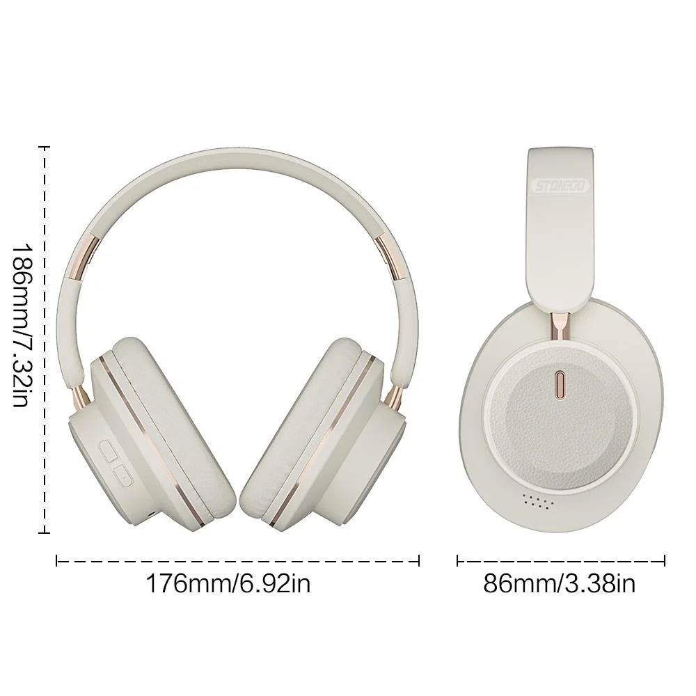 Stonego Foldable Wireless Over Ear Headphones Bluetooth Stereo