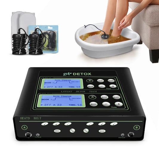 Ionic Detox Foot Bath Spa Machine With Infrared Belt