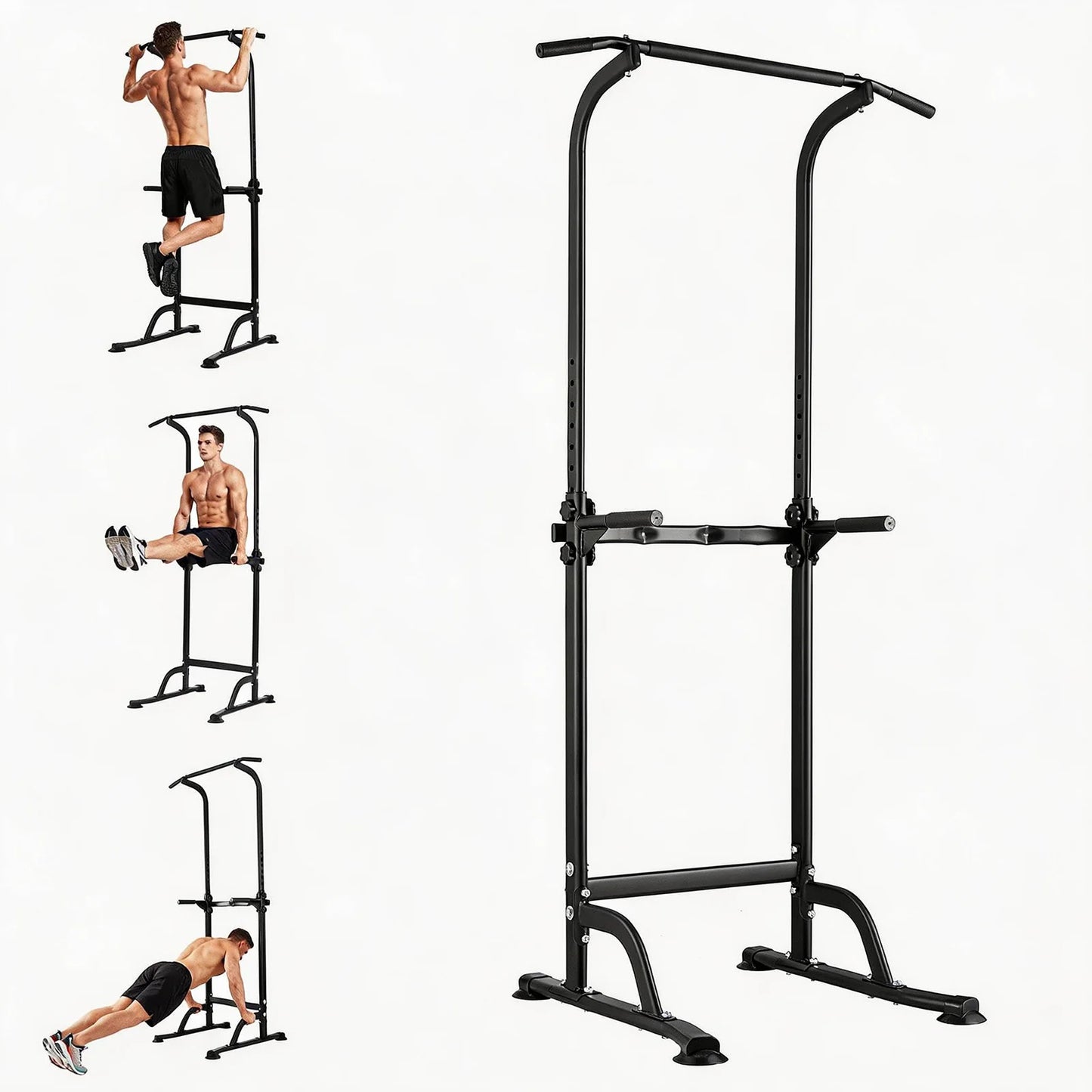 HiMISS Multifunction Power Tower With Pull Up Bar Dip Station