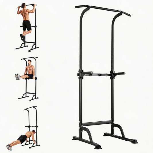 HiMISS Multifunction Power Tower With Pull Up Bar Dip Station