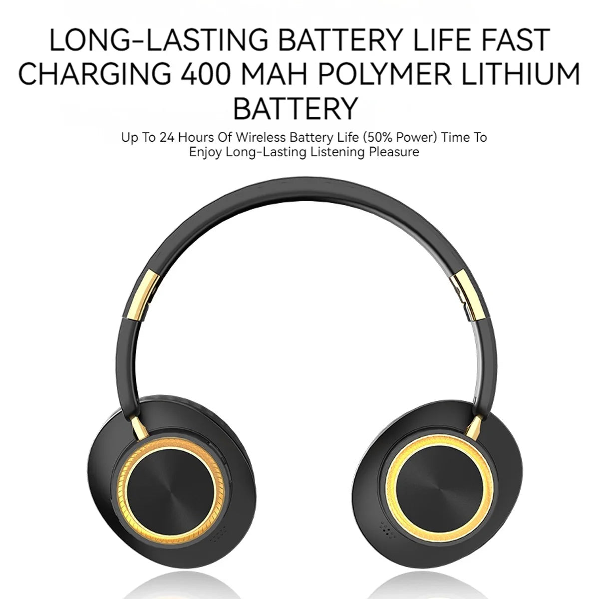 Stonego Wireless Bluetooth Over Ear Headphones With Built In Microphone