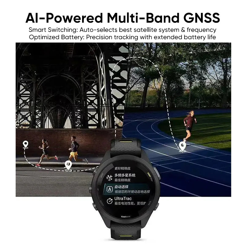 Garmin Forerunner 265 GPS Smartwatch Heart Rate And Training Monitor