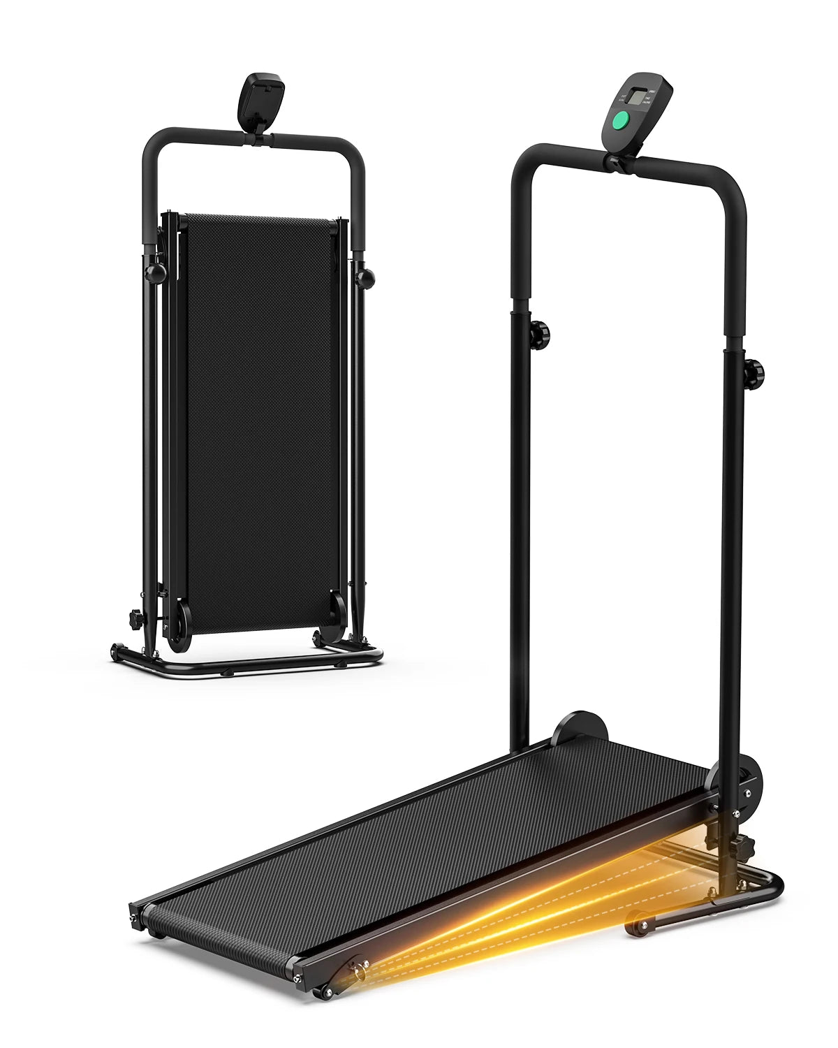 Akluer Mechanical Folding Treadmill With LCD Display