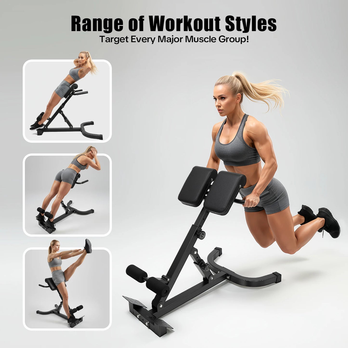 Roman Chair Back Extension Machine For Abdominal Training