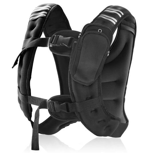 12lb Weight Vest With Reflective Stripe For Workout And Running