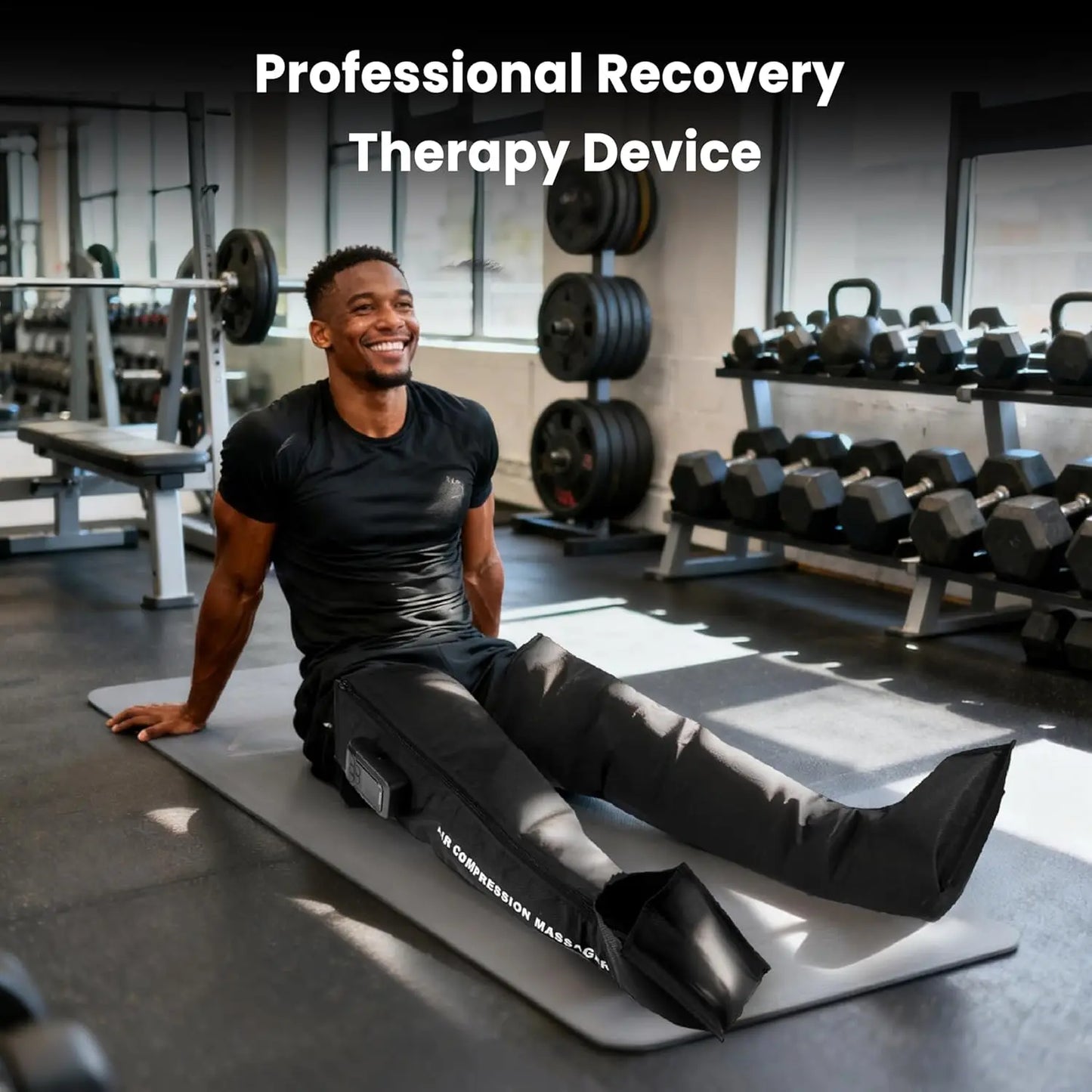 Cordless Air Compression Leg Massager For Circulation And Relief