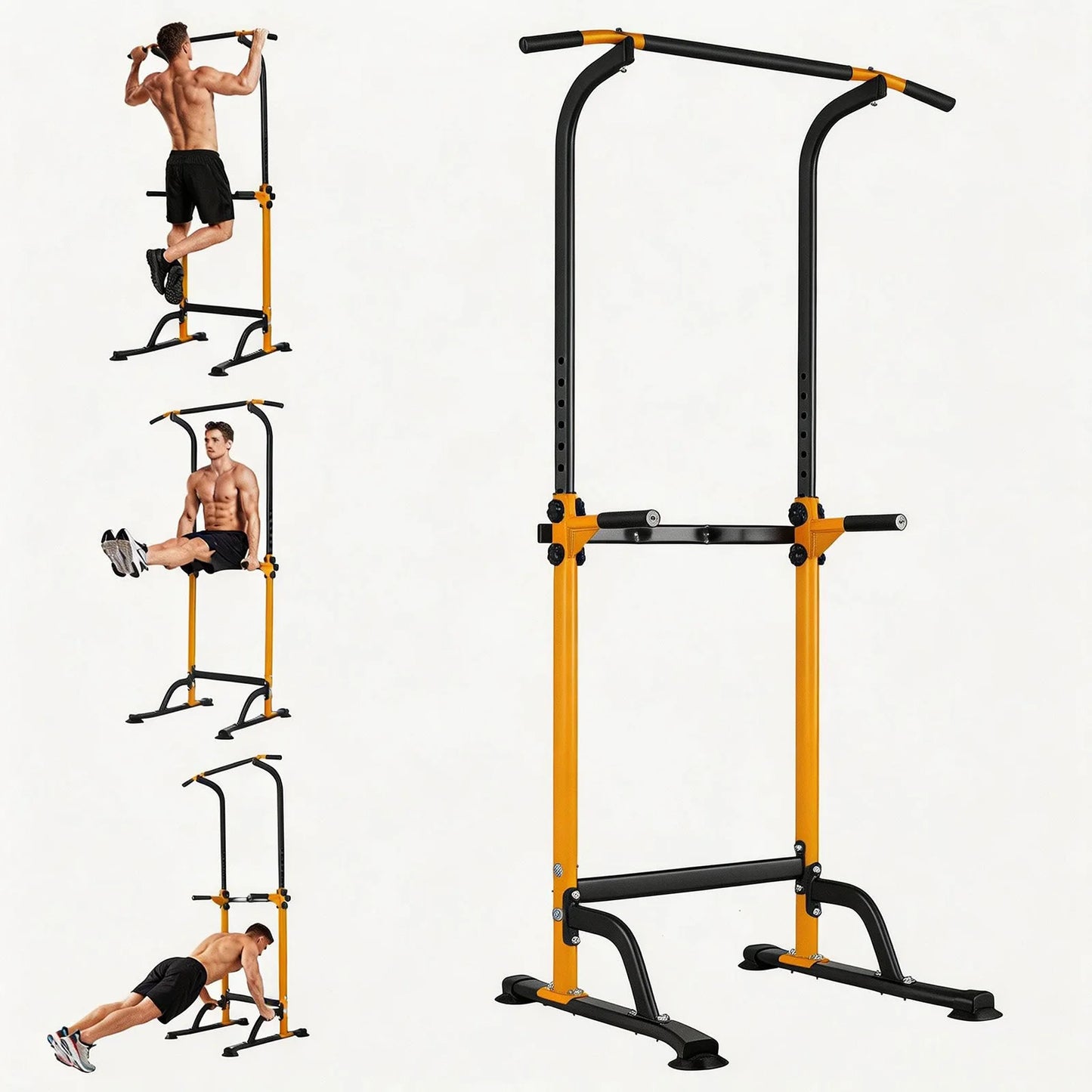 HiMISS Multifunction Power Tower With Pull Up Bar Dip Station