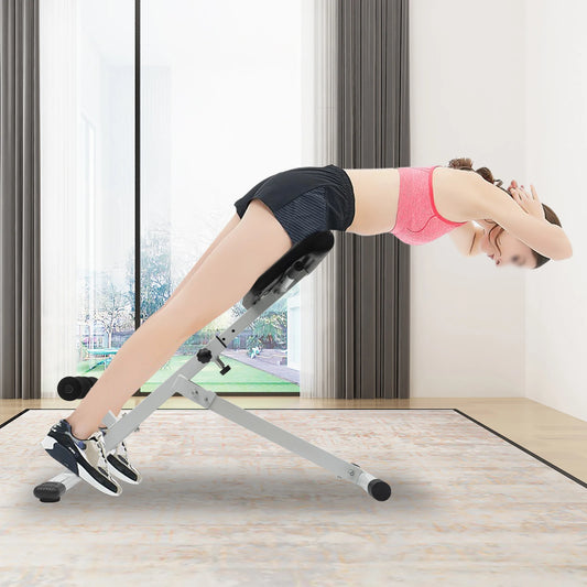 Adjustable Hyperextension Bench With Steel Frame Core Back Exercises