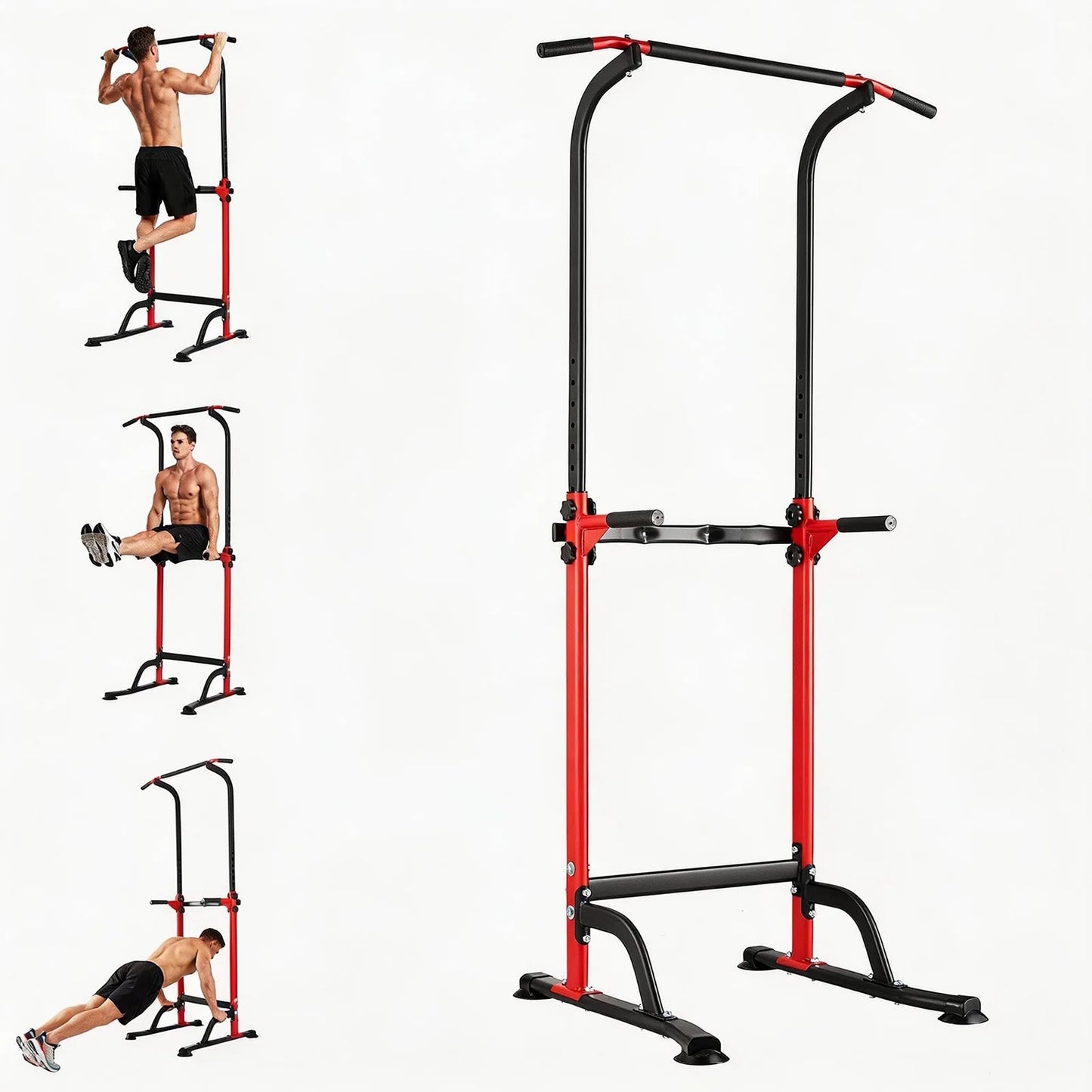 HiMISS Multifunction Power Tower With Pull Up Bar Dip Station