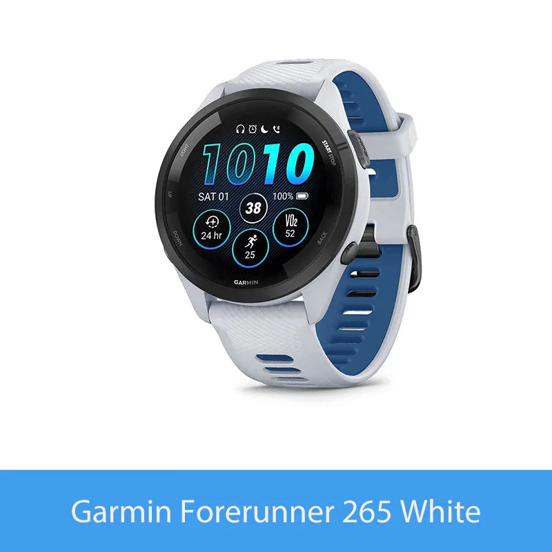 Garmin Forerunner 265 GPS Smartwatch Heart Rate And Training Monitor