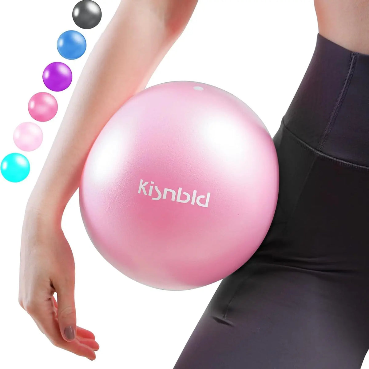 Kisnbld Anti Burst Mini Exercise Ball For Fitness And Therapy