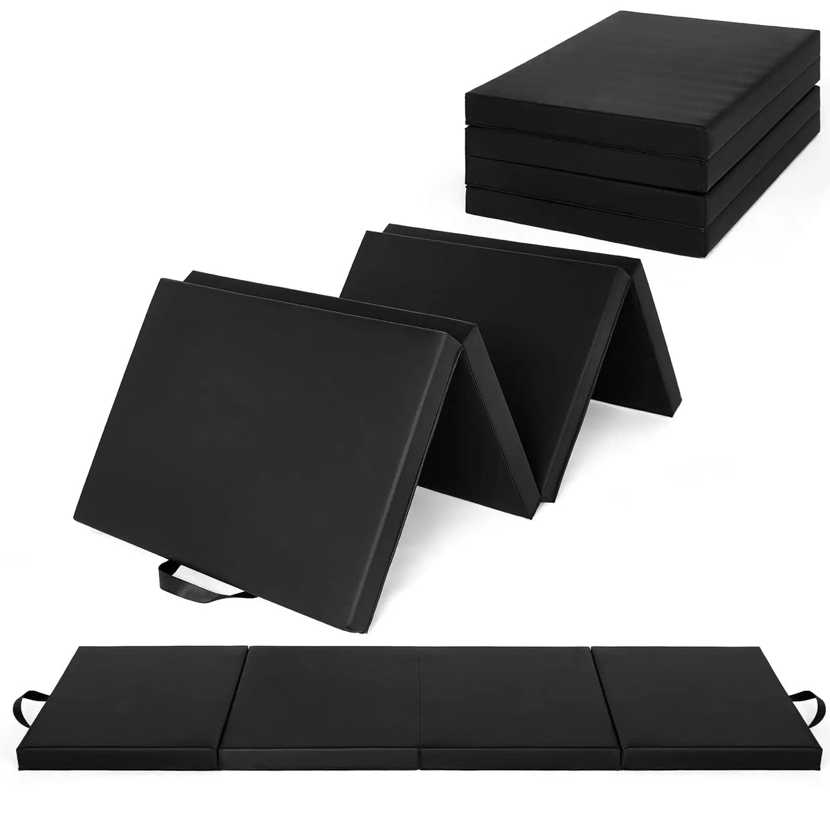 HiMISS Premium Folding Gymnastics Exercise Mat For Home Training