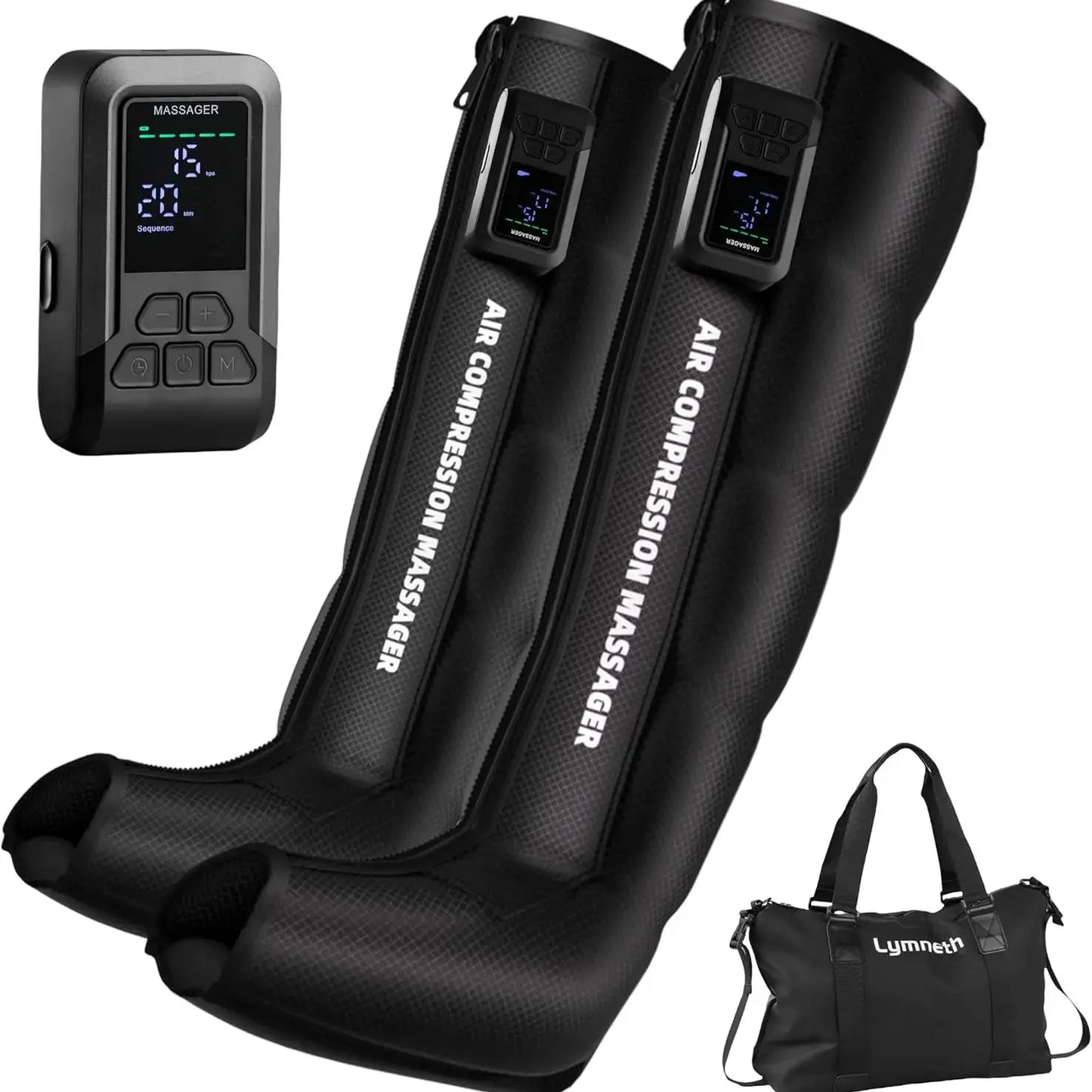 Cordless Air Compression Leg Massager For Circulation And Relief