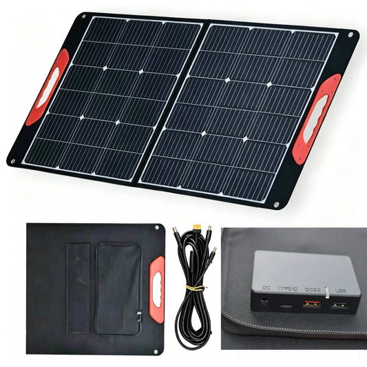 JINGYANGPV Portable Folding Solar Panel 35W 100W With USB C