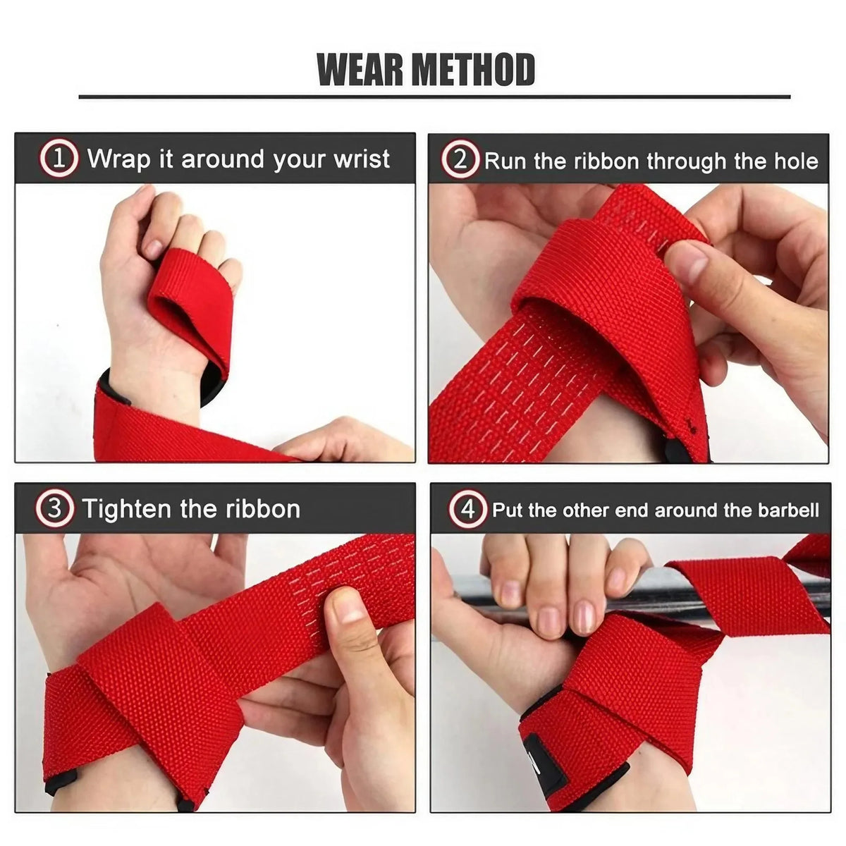 Heavy Duty Neoprene Padded Wrist Wraps For Gym Weightlifting Support