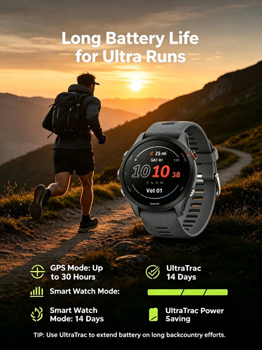 Garmin Forerunner 255 Advanced Sports Smartwatch With Tracking