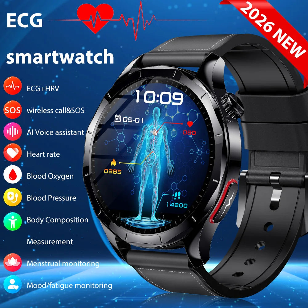 Marsyu Smart Watch With ECG PPG Health And Fitness Tracking