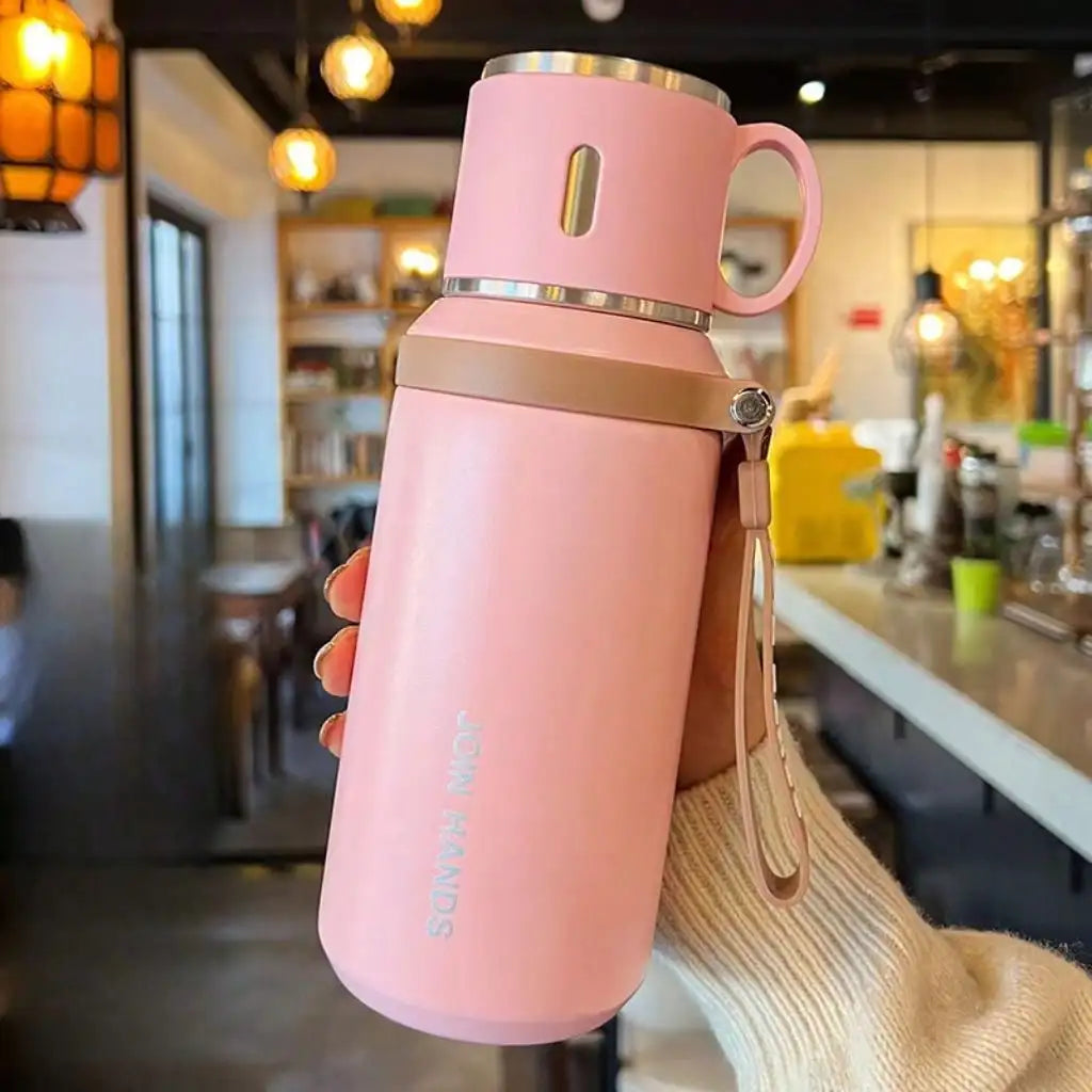 Vacuum Insulated Stainless Steel Leakproof Water Bottle With Lid