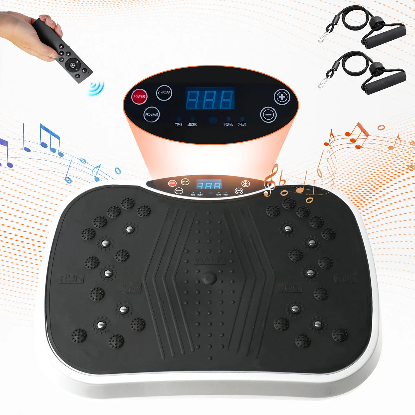 Portable Vibration Plate Exercise Machine For Full Body Workout