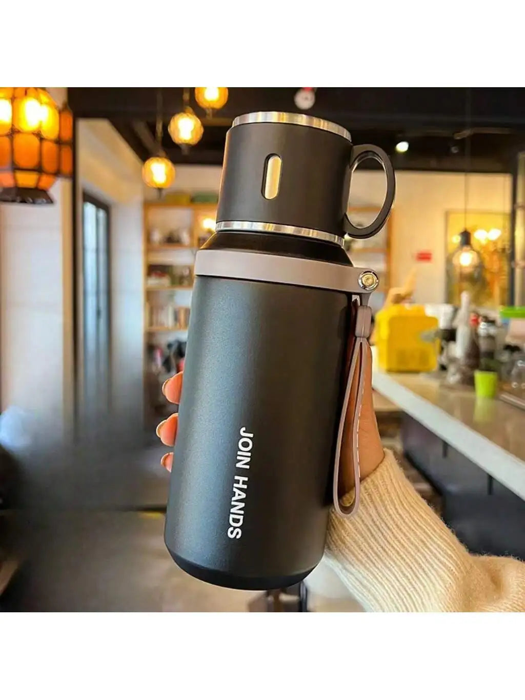 Vacuum Insulated Stainless Steel Leakproof Water Bottle With Lid